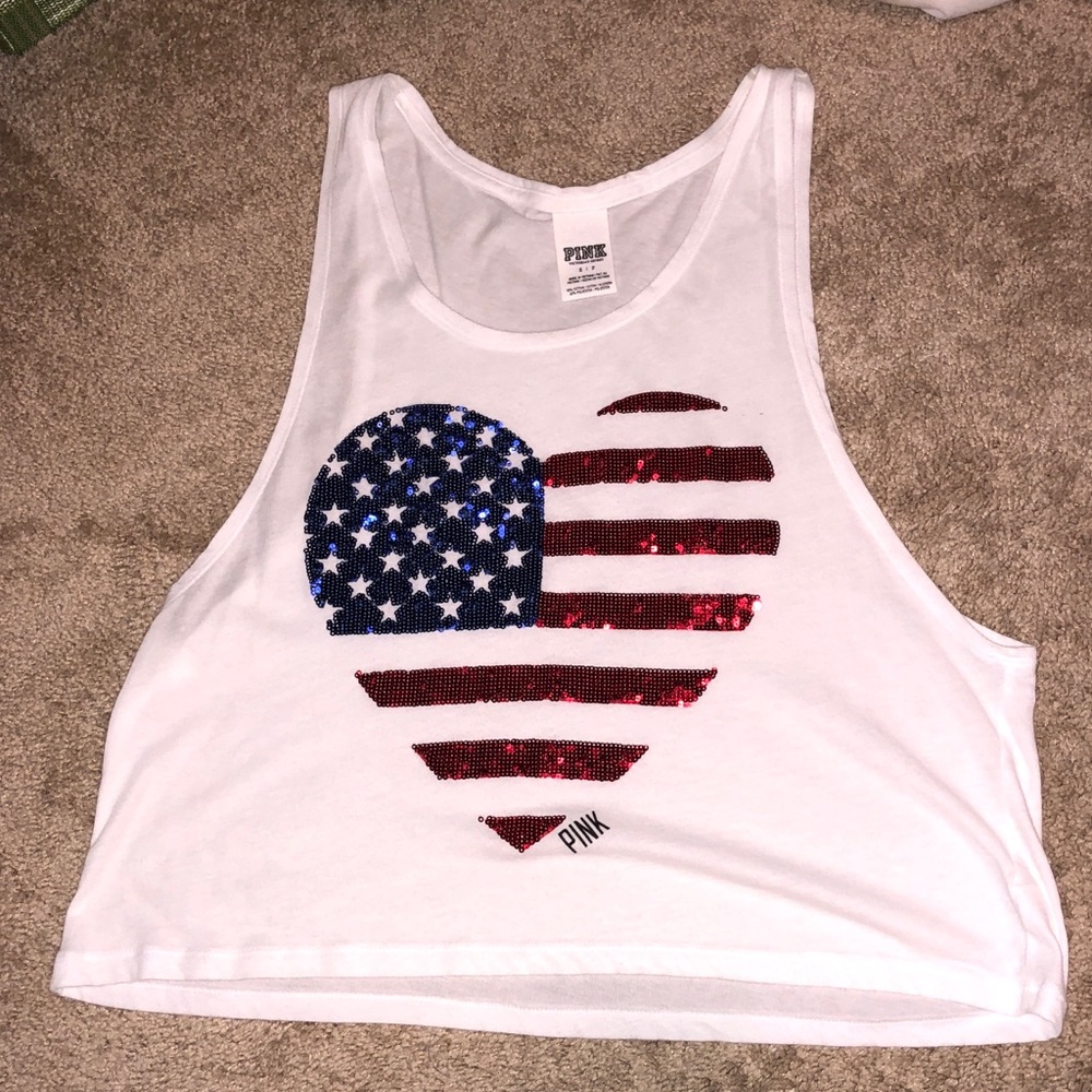 PINK 4th OF JULY TANK TOP